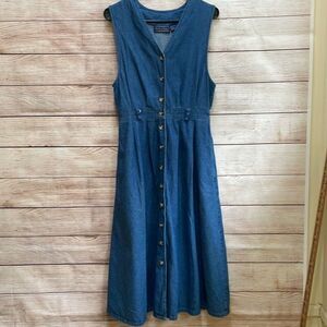 VINTAGE WILLOW RIDGE DENIM MAXI DRESS